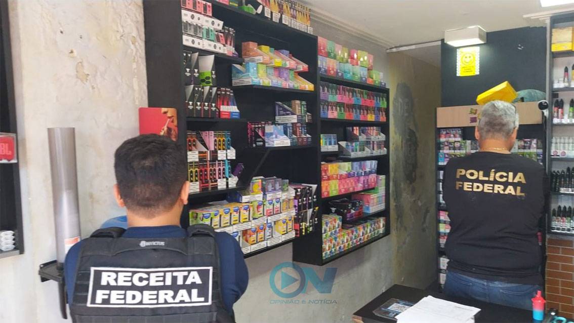 Operação da Polícia Federal contra comercialização de VAPE tem cinco alvos em Teresina
